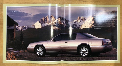Försäljningsbroschyr Cadillac 1998 Eldorado