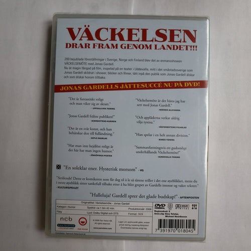 VÄCKELSEMÖTE - JONAS GARDELL - NY INPLASTAD (30334)