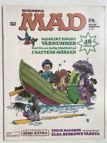 MAD - 1981:3 FN+ med sagobok