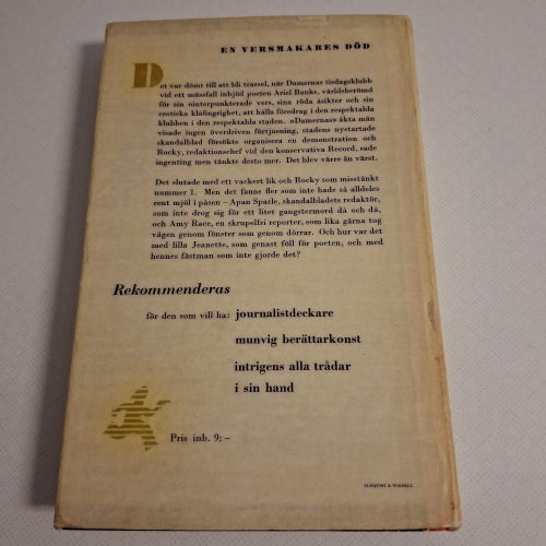 Jack Iams - En versmakares död (inb) 1951 Gebers kriminalserie