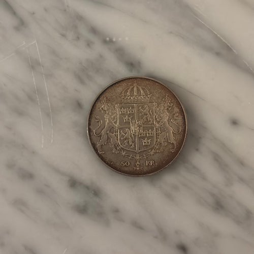 Medalj - Carl XVI Gustaf & Drottning Silvia