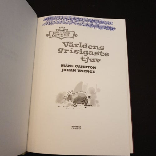 Gyllene knorren Världens grisigaste tjuv,se annons