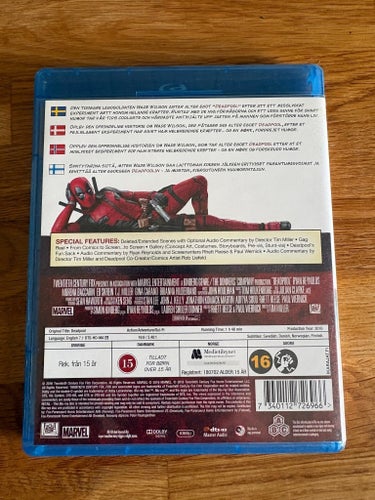 Deadpool Blu-ray