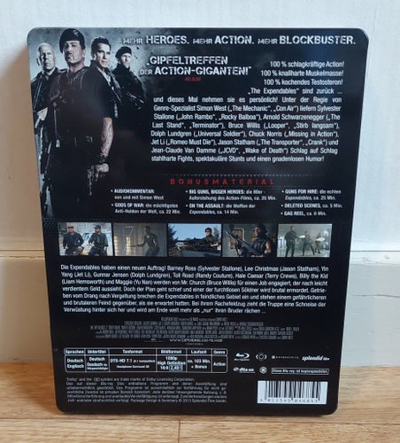 The Expendables 2 - Limited Special Uncut Edition - Steelbook