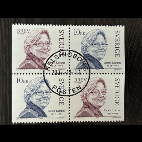 Block - Anna Lind, LYX stämplat HELSINGBORG.