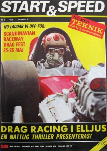 Start & Speed 1969-5 Jet Dragster..Opel Kadett..Båt.Dragbike