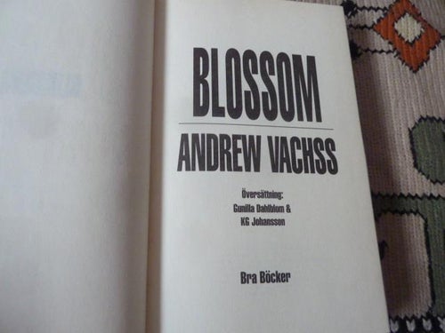BLOSSOM, A. VACHSS, 1994,  BÖCKER