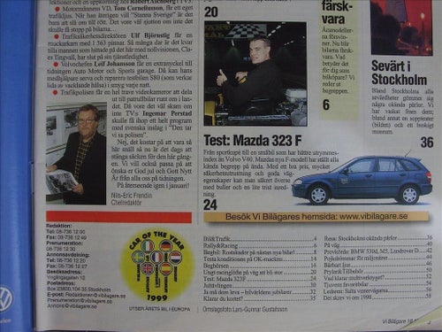 Vi bilägare 1998/18.Mazda 323F.BMW 530d.Landrover D.BMW M5.