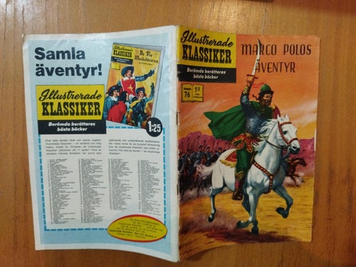 Illustrerade klassiker nr 76 Marco Polos äventyr. Good plus