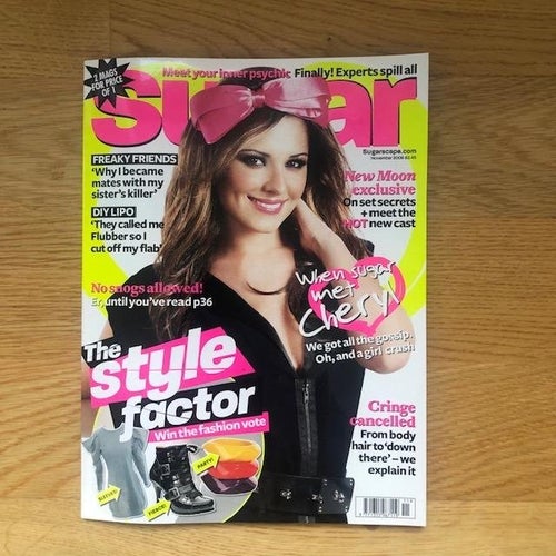 SUGAR Magazine November 2009 Issue 181 - Cheryl Cole Front Cover
