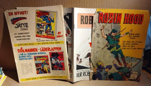 Robin Hood 1962 i fyra spännande äventyr Hyr Robin fick sitt namn Robin och tige