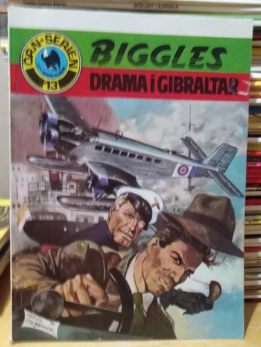 Örn serien nr 13 Biggles 6 Drama i Gibraltar. Very Good plus
