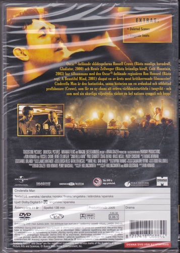 DVD / Cinderella Man / Russell Crowe, Renée Zellweger / Ny & Inplastad