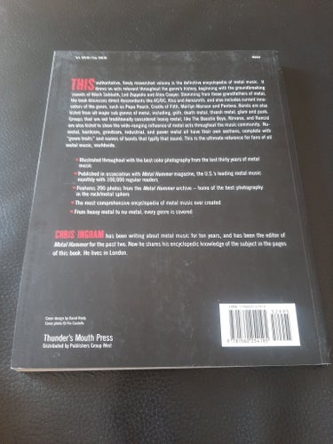 bok, the book of metal , 2002, oläst