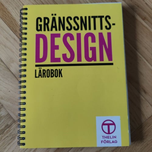 Gränssnittsdesign Lärobok av Meg Marnon, Thelin Förlag