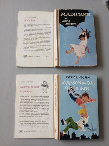 Astrid Lindgren: Madicken 1960 och Karlsson på taket flyger igen, 1962
