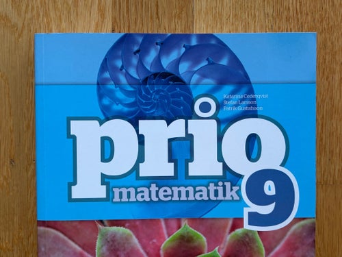 Prio matematik 9 lärarguide av Katarina Cederqvist, Stefan Larsson, Patrik