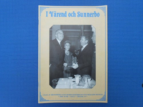 I Värend Sunnerbo 1 1993 Råshultl Rydaholm Carl Ivar Scheutz Skatelöv Härlunda