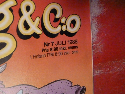 MUSSE PIGG & CO, NR 7-1988, TIDNING