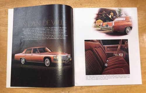 Försäljningsbroschyr Cadillac 1979