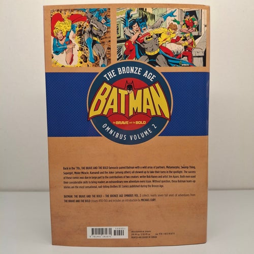 Batman The Brave & the Bold The Bronze Age Omnibus Volym 2 First printing 2018
