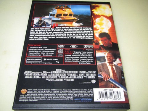 Dödligt Vapen 4 (DVD) Ny!