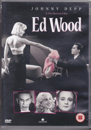 DVD / Ed Wood / Tim Burton / Johnny Depp, Patricia Arquette / Fint beg. skick