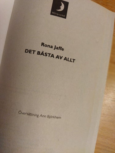 Det bästa av allt av Rona Jaffe. Bok. Fine plus