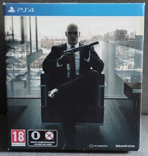 Hitman: Collector’s Edition IO Interactive 2016 Agent 47 Statue Tie and Clip PS4