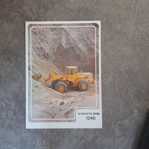 Broschyr Volvo BM Lastmaskin 1240