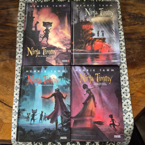 Ninja Timmy av Henrik Tamm, bok 1-4
