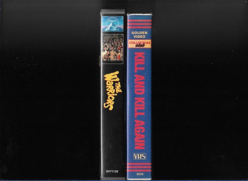 VHS: Kill and kill again & The Warriors (VHS) Golden Video