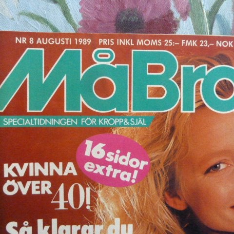 MÅ BRA, NR 8, 1989,