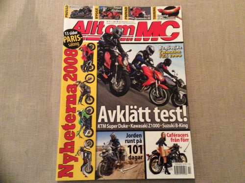 Allt Om Mc Nr 10/11 2007 RMCK Hökarna i Ronneby,Buell 1125R,KTM super Duke,Kawa