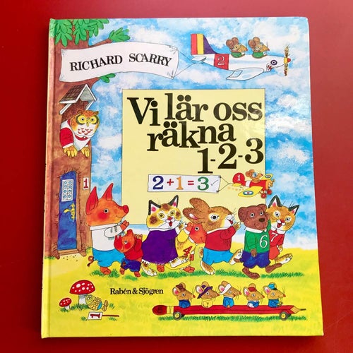 VI LÄR OSS RÄKNA 1 2 3 Richard Scarry 1992