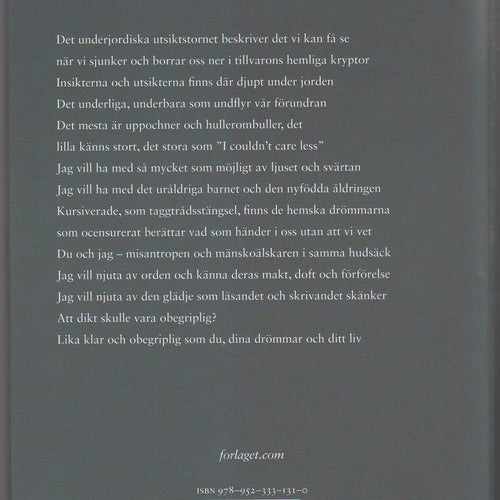Det underjordiska utsiktstornet / Claes Andersson