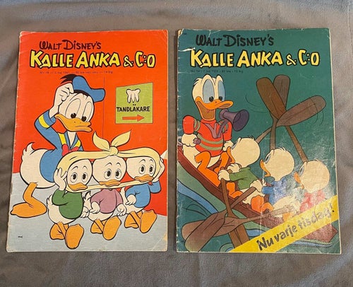 Kalle Anka X 2 , 14 - 1959 & 18 - 1961