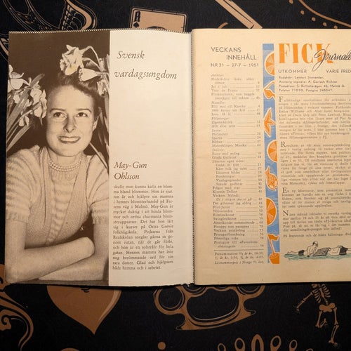 Fickjournalen, Nr 31, 1951