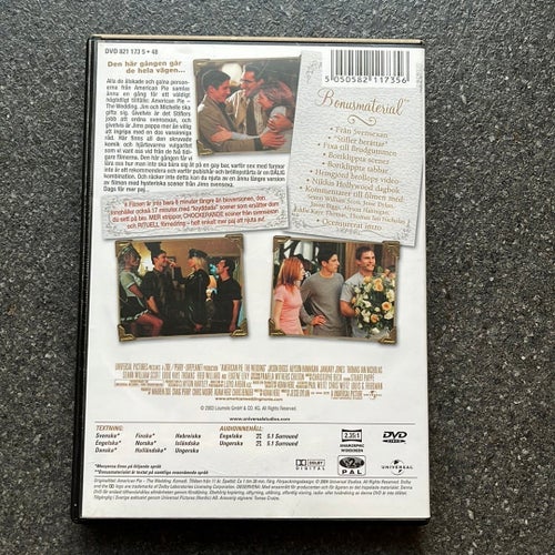 American Pie: The Wedding DVD
