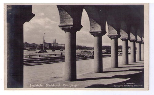 MOTIV: STOCKHOLM, STADSHUSET: PELARGÅNGEN