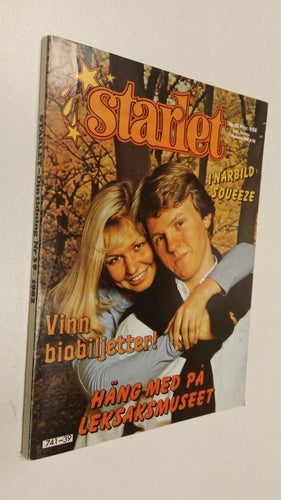 Starlet 1982 nr 39 Idolbild Søveeze. Very Good plus