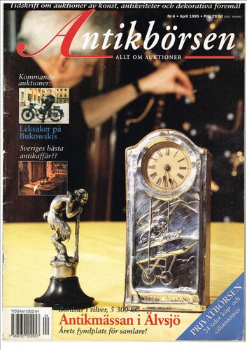 ANTIKBÖRSEN 1995 Nr 4, 5 = 2 tidningar