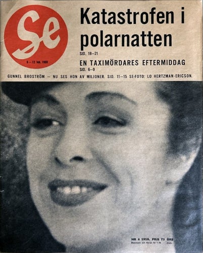Se 6 1959 Gunnel Broström, Thure Thorin, Arne Tapper, Hans Strååt, Hans Hedtoft
