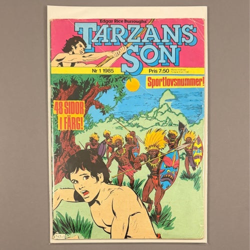 Tarzans Son 1985 Nr 1 (Semic) (FN) – Sportlovsnummer