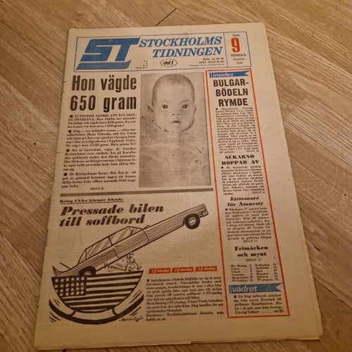 Stockholms-Tidningen från 1966