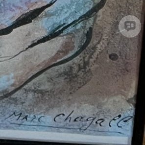 Chagall konstplansch av Marc Chagall