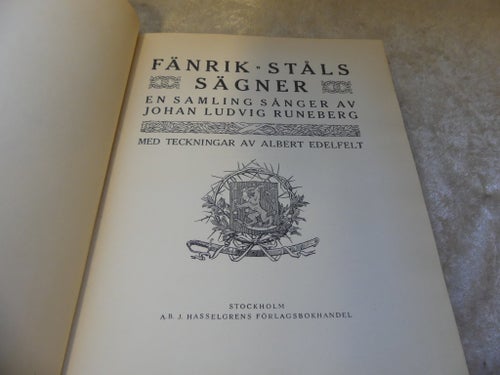Fänrik Ståls sägner av Johan Ludvig Runeberg,