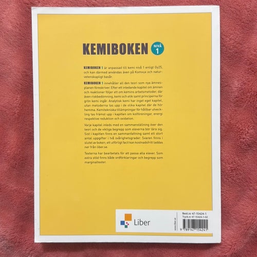 Kemiboken 1 av Anna Johansson, Cecilia Stenberg, Sten-Åke Sundkvist, Niklas