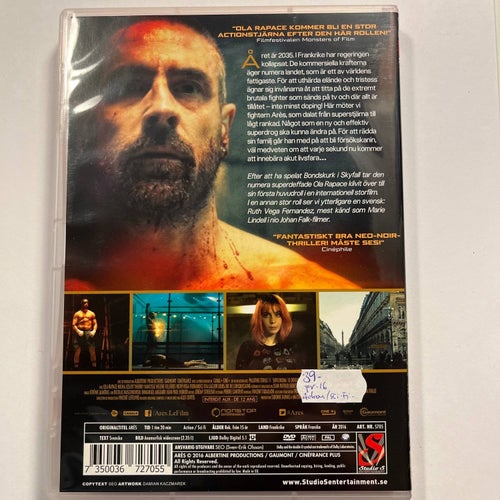 KAMP TILL DÖDS. OLA RAPACE. DVD ACTION / SCI-FI FRANCE -16. STUDIO S