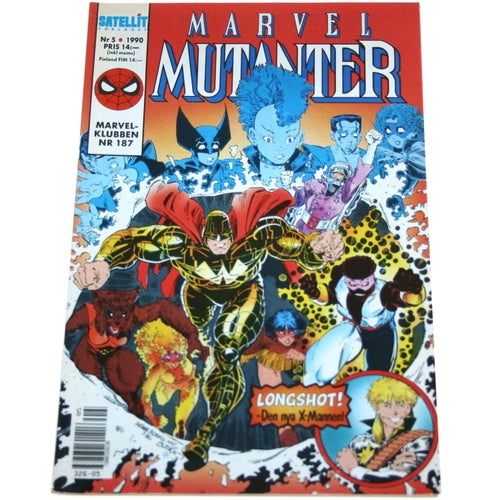 Marvel mutanter - 1990 - NR 5 - Longshot! Den nya X-mannen